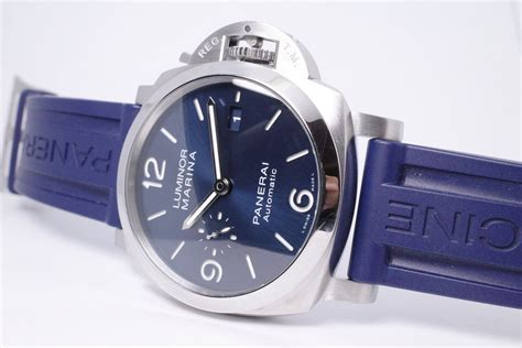 panerai blue dial 2017|panerai pam 01313.